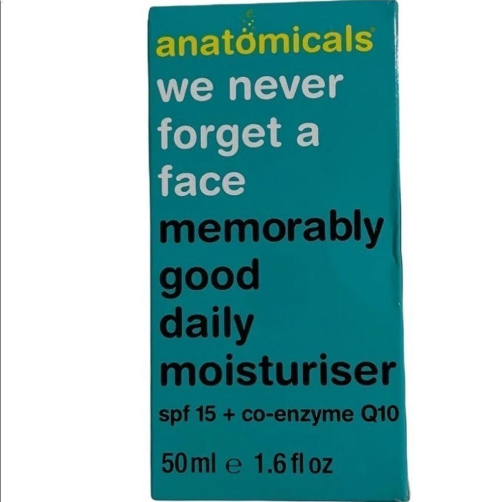 Anatomicals "We never forger a face" memorably daily Moisturizer